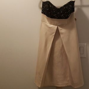 Strapless dress
